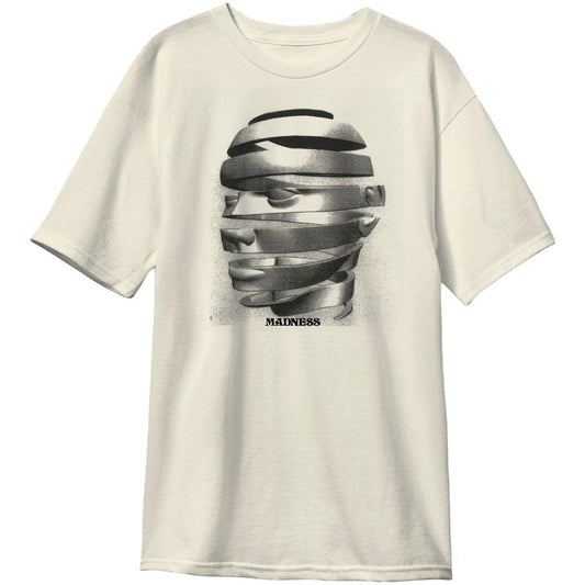 Madness Tee Wrapped Bone White Skateboard T-Shirt