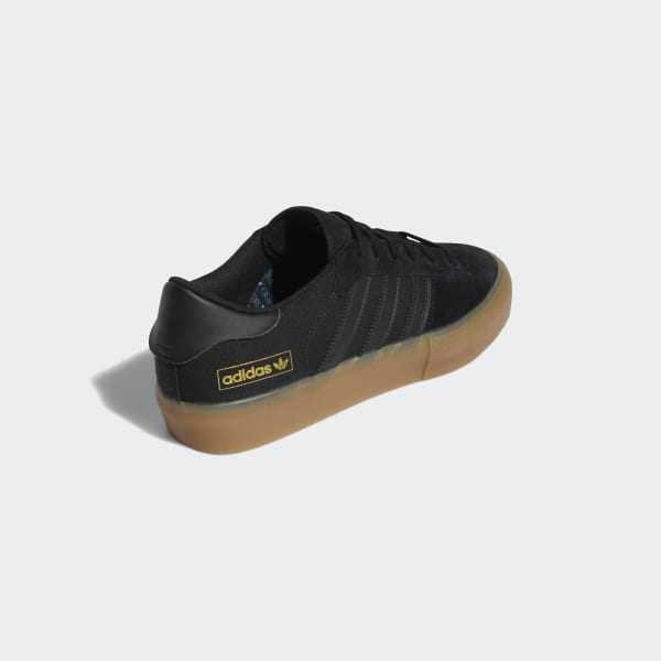 Adidas Shoes Matchbreak Super Core Black Black Gold Metallic Skateboard Sneakers