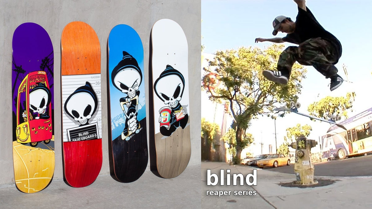 Full Set Of Blind Skateboards Reaper Pro Series 4 Limited Edition Decks