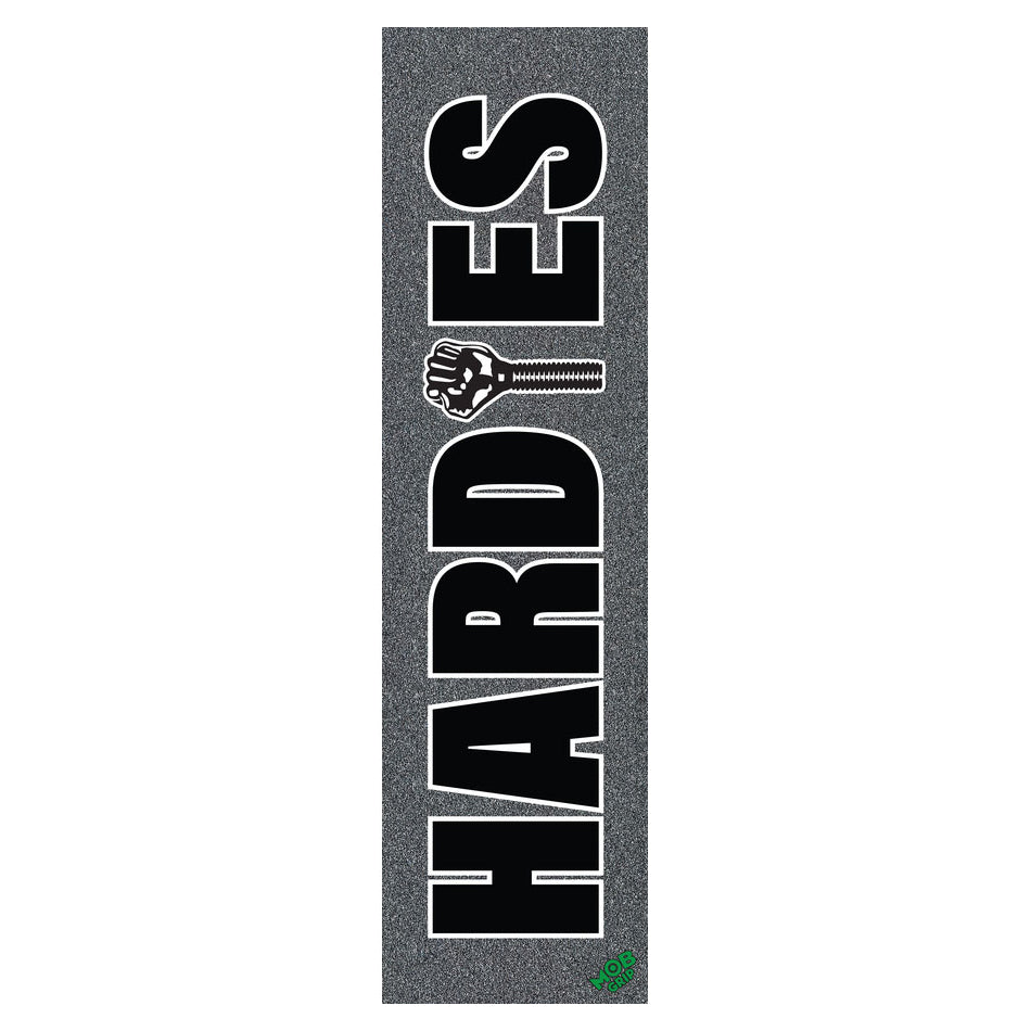 Mob Grip X Hardies Bold Black Air Bubble Free Skateboard Griptape