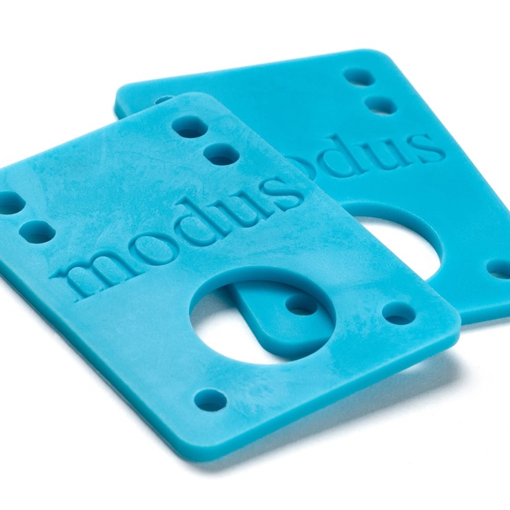 Modus Riser Pads Blue 1 8 Inch Skateboard Hardware