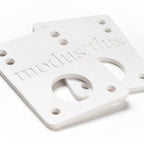 Modus Riser Pads White 1 8 Inch Skateboard Hardware