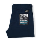 Modus Classic Work Pants Baggy Fit Navy