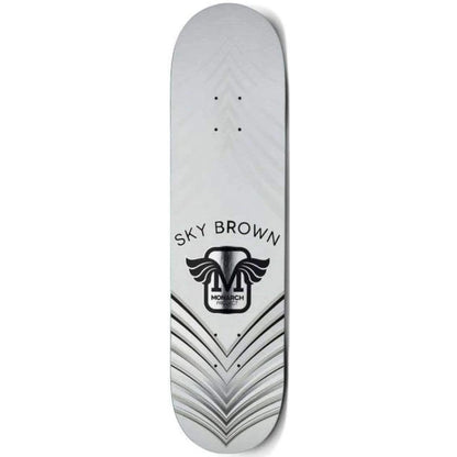 Monarch Skateboards Deck Horus Sky Brown Purple Silver 7.75"