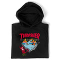 Thrasher Hood Neckface 500 Black Skateboard Jumper Sweater