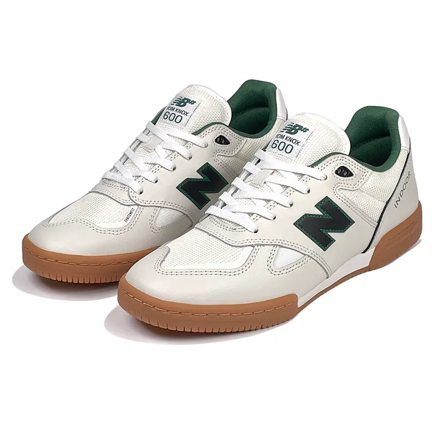 Nb Numeric Shoes 600 Tom Knox White Green Us Size Skateboard Sneakers