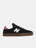 New Balance Shoes Numeric 255 Black White Gum Usa Size Skateboard Sneakers
