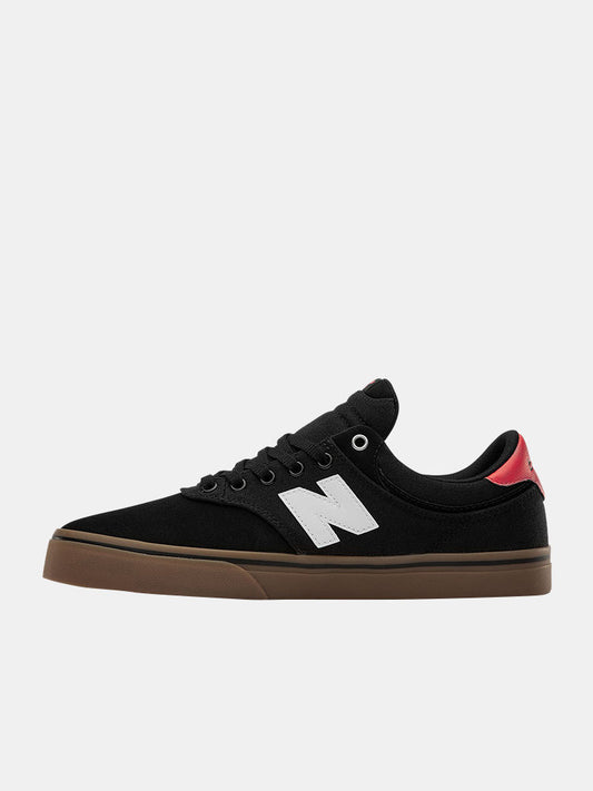 NB Numeric Shoes 255 Black White Gum USA SIZE New Balance Skateboard Sneakers