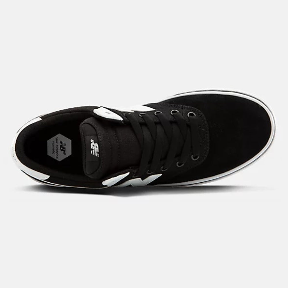 NB Numeric Shoes 255 Black White USA SIZE New Balance Skateboard Sneakers