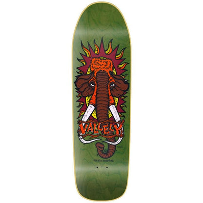 New Deal Skateboards Deck Mike Vallely Mammoth Green 9.5" Reissue