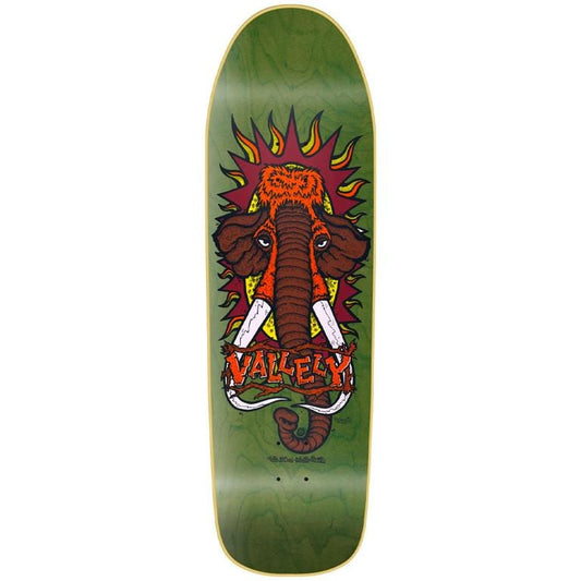 New Deal Skateboards Deck Mike Vallely Mammoth Green 9.5" Reissue