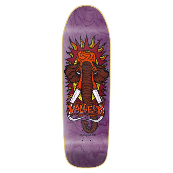New Deal Skateboards Deck Mike Vallely Mammoth Purple 9.5" Reissue