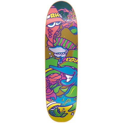 New Deal Skateboards Deck Ron Knigge DSV HT Neon 8.625" Reissue