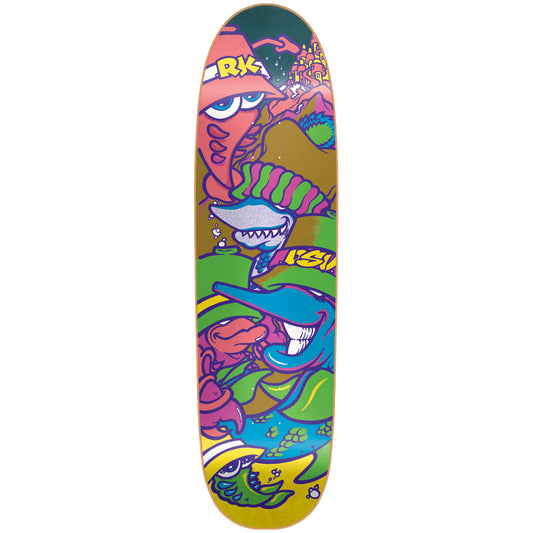 New Deal Skateboards Deck Ron Knigge DSV HT Neon 8.625" Reissue