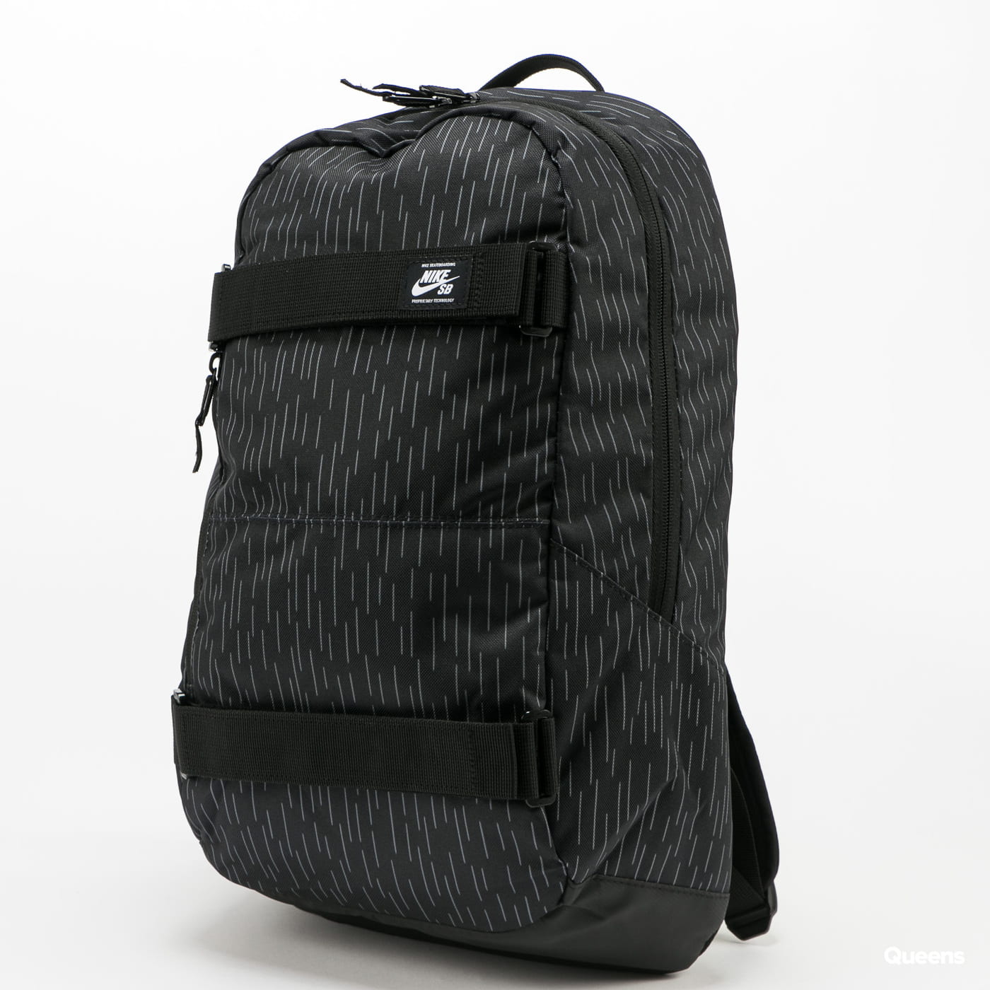 Nike SB Backpack Courthouse Black Lines Skateboard Straps Bag