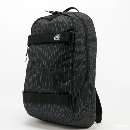 Nike SB Backpack Courthouse Black Lines Skateboard Straps Bag