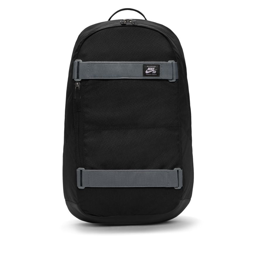Nike SB Backpack Courthouse Black/Smoke Grey Skateboard Straps School Travel Bag