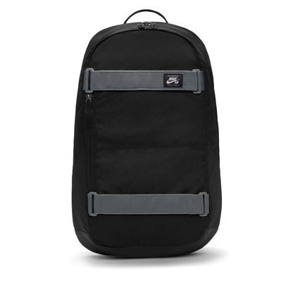 Nike SB Backpack Courthouse Black/Smoke Grey Skateboard Straps School Travel Bag