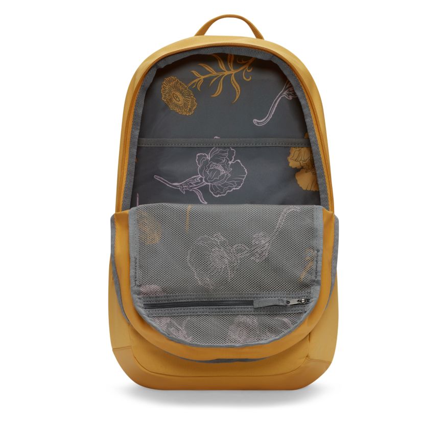Nike SB Backpack Courthouse Yellow Black Skateboard Straps School Travel Bag