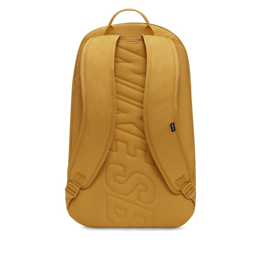 Nike SB Backpack Courthouse Yellow Black Skateboard Straps School Travel Bag