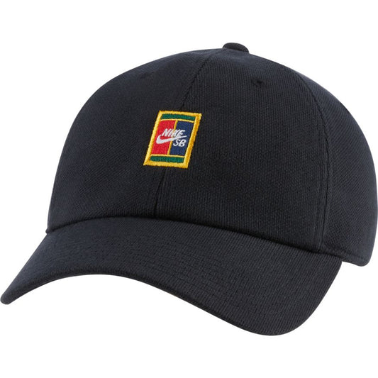 Nike SB Cap HERITAGE 86 Black Strapback Skateboard Hat