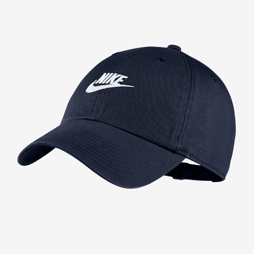 Nike Sb Cap Heritage86 Futura Washed Obsidian White Strapback Skateboard Hat