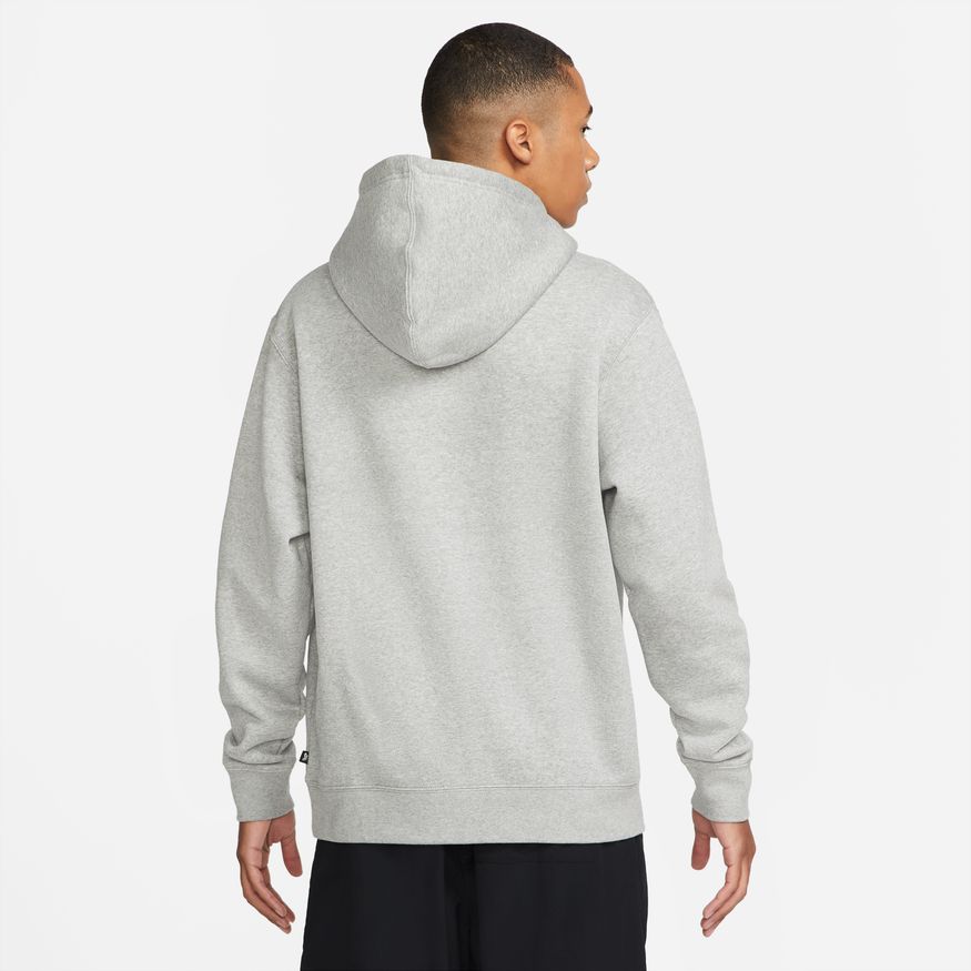 Nike SB Icon Hoodie Dark Grey Heather Pullover Skate Hood