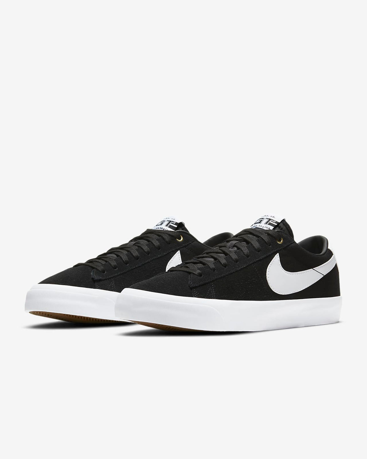 Nike Sb Shoes Blazer Low Pro Gt Black White Black Us Size Skate Sneakers