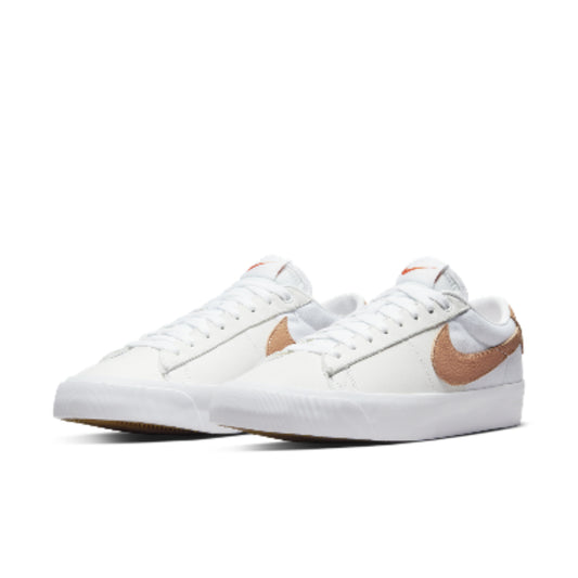Nike SB Shoes Blazer Low Pro GT ISO WHITE LT COGNAC US SIZE Skate Sneakers