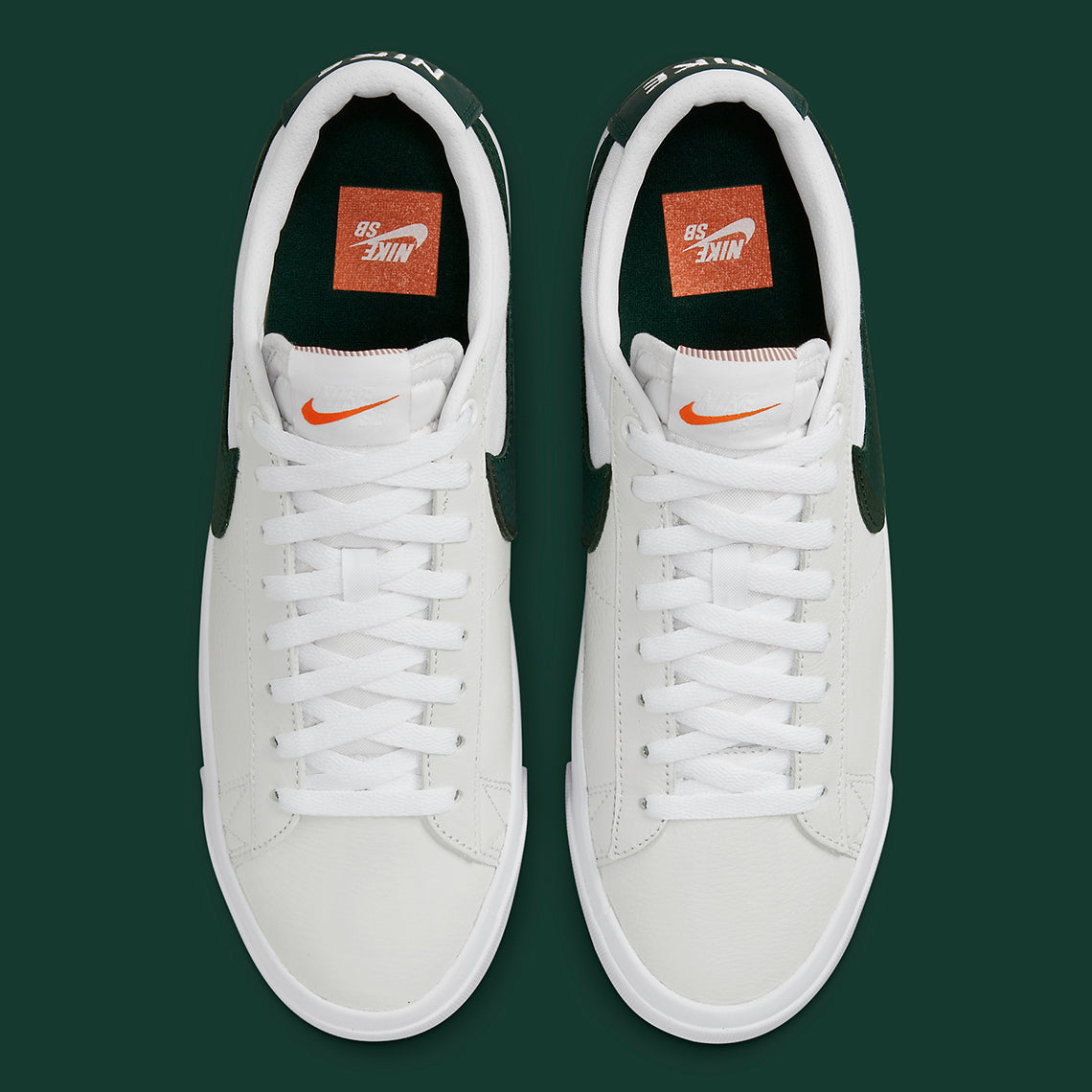 Nike SB Shoes Blazer Low Pro GT ISO White/White-Pro Green US SIZE Sneakers