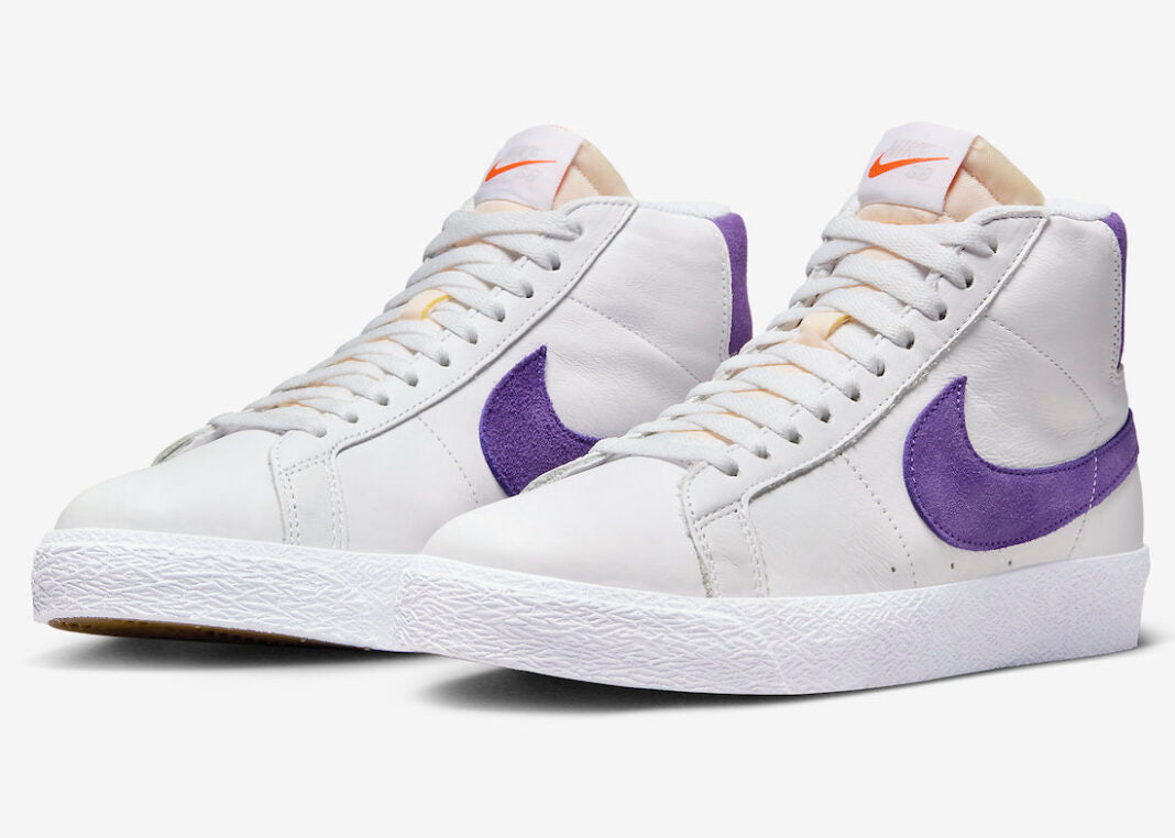 Nike Sb Shoes Blazer Mid Iso Court Purple Us Size Skateboard Sneakers
