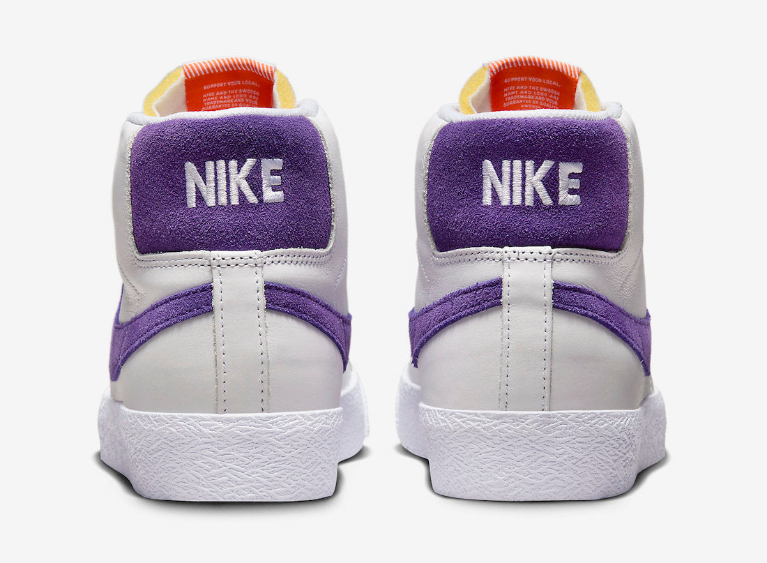 Nike SB Shoes Blazer Mid ISO Court Purple US SIZE Skateboard Sneakers