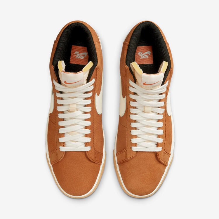 Nike SB Shoes Blazer Mid ISO Dark Russet/Sail Dark Black US SIZE Skate Sneakers