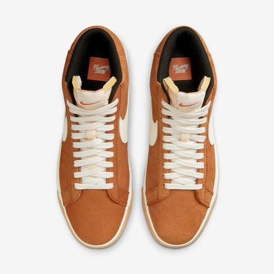Nike SB Shoes Blazer Mid ISO Dark Russet/Sail Dark Black US SIZE Skate Sneakers