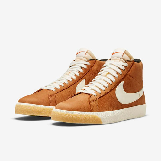 Nike SB Shoes Blazer Mid ISO Dark Russet/Sail Dark Black US SIZE Skate Sneakers