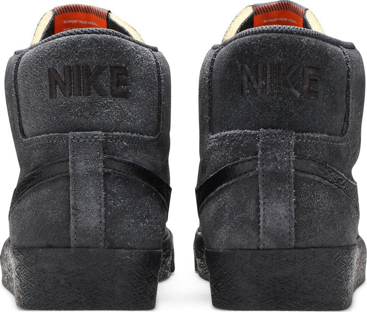Nike SB Shoes Blazer Mid ISO Orange Label Dark Smoke Grey US SIZE Skate Sneakers