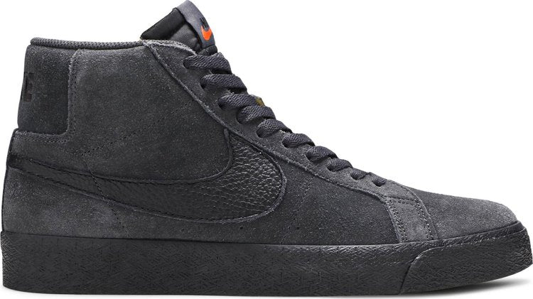 Nike SB Shoes Blazer Mid ISO Orange Label Dark Smoke Grey US SIZE Skate Sneakers