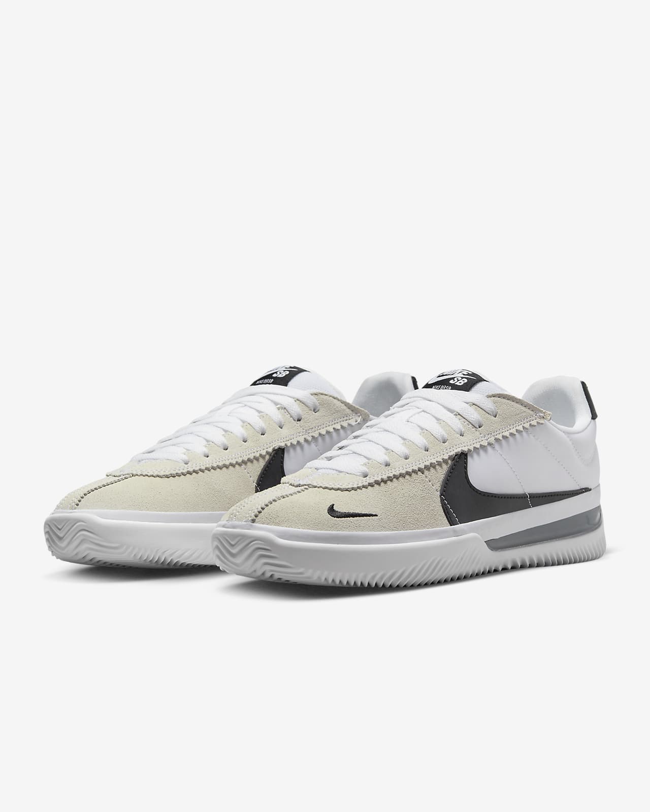 Nike SB Shoes BRSB White White Black (Blue Ribbon) US SIZE Skate Sneakers