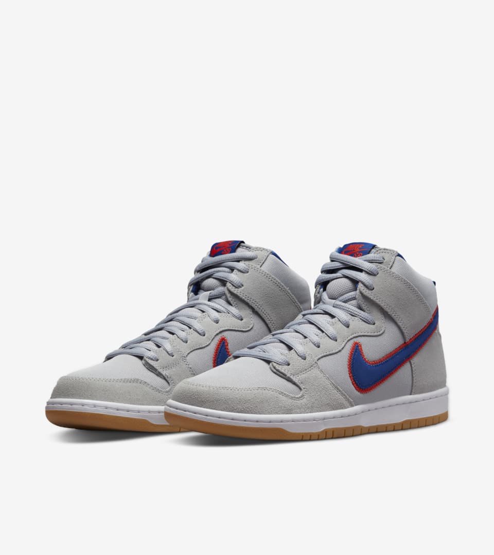 Nike Sb Shoes Dunk Hi Pro New York Mets Rush Blue Team Orange Us Size Sneakers