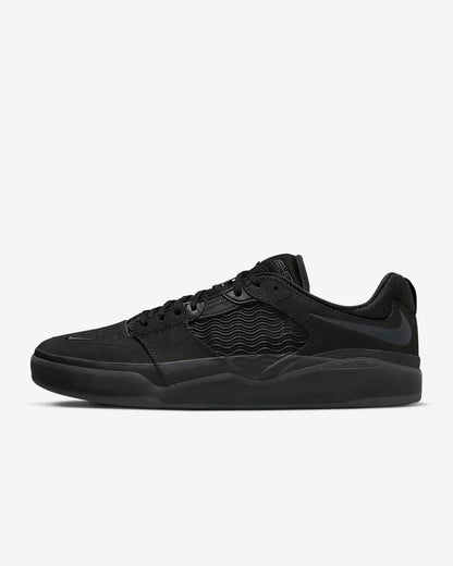Nike SB Shoes Ishod PRM L Triple Black US SIZE Skateboard Sneakers