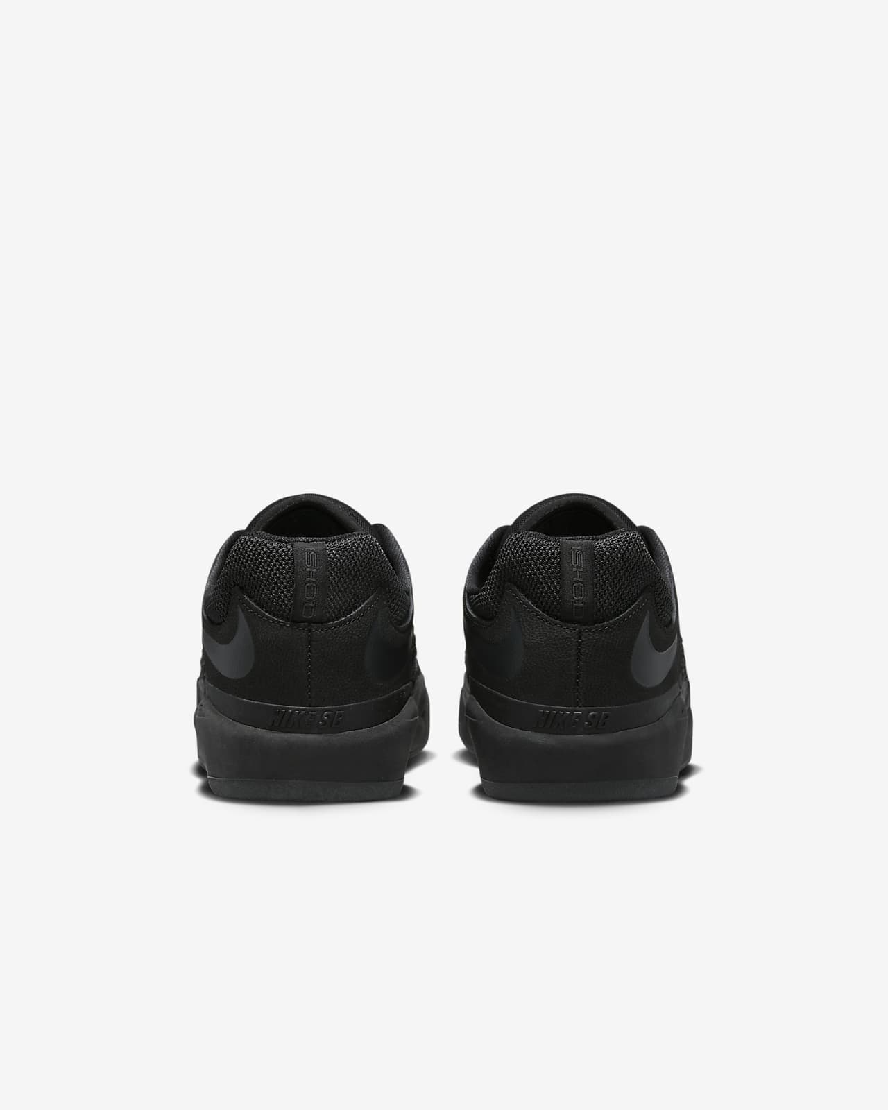 Nike SB Shoes Ishod PRM L Triple Black US SIZE Skateboard Sneakers