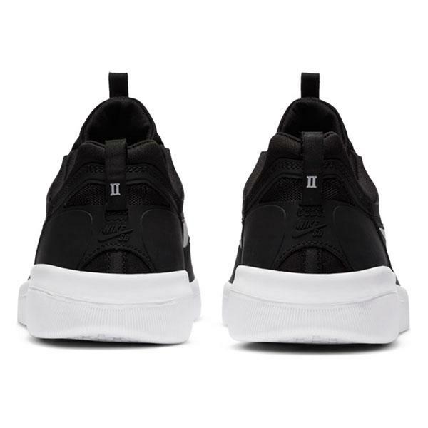 Nike SB Shoes Nyjah Free 2 Black White USA SIZE Skateboard Sneakers
