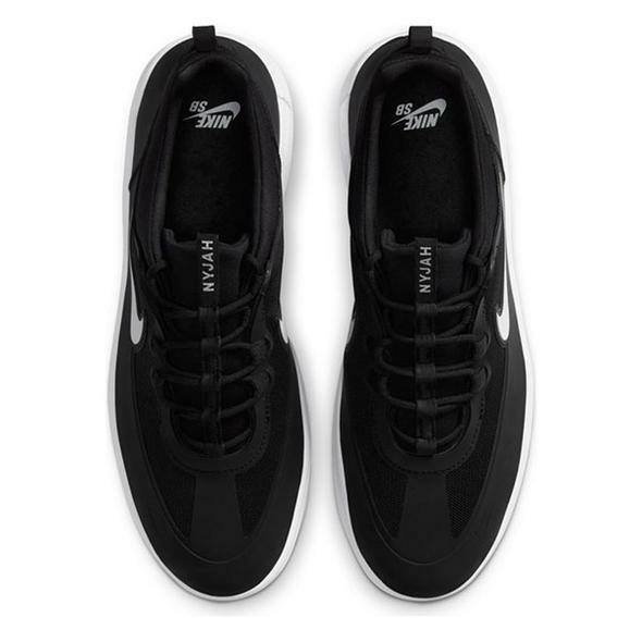Nike SB Shoes Nyjah Free 2 Black White USA SIZE Skateboard Sneakers