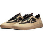 Nike Sb Shoes Nyjah Free 2 Rattan Black Noble Green Orange Skateboard Sneakers