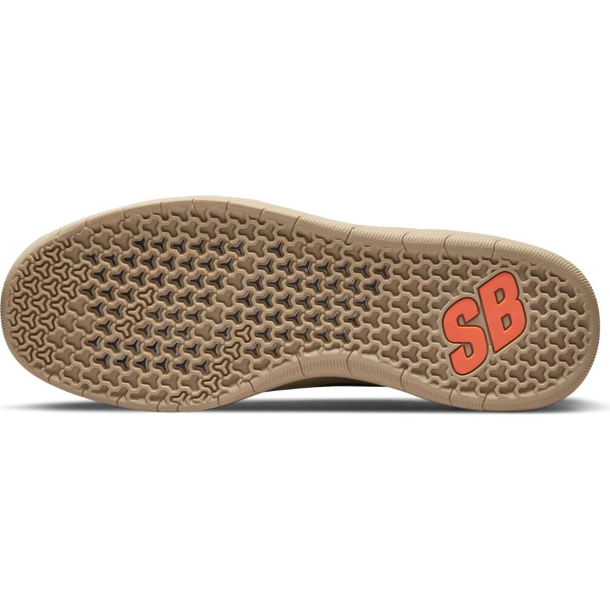 Nike SB Shoes Nyjah Free 2 Rattan Black-Noble Green-Orange Skateboard Sneakers