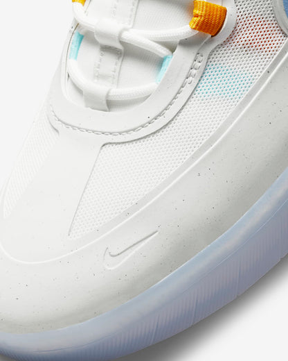Nike SB Shoes Nyjah Free 2 Summit White/Coast-Pink Salt Skateboard Sneakers