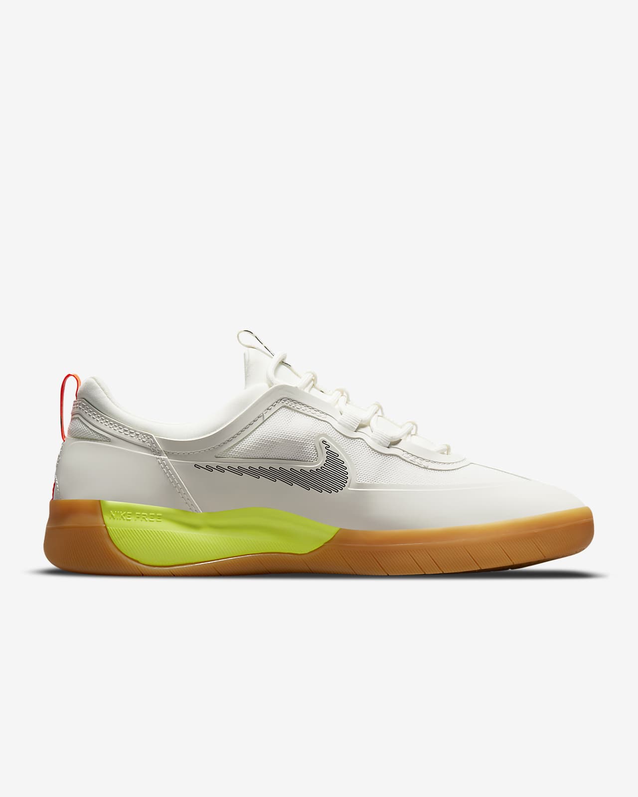 Nike SB Shoes Nyjah Free 2 Tokyo Olympics Summit White Pro Skateboard Sneakers