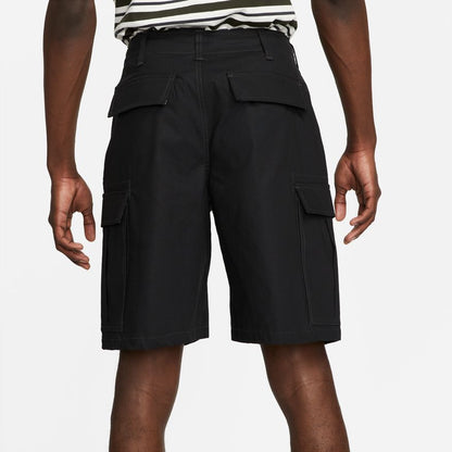 NIKE SB Skate Cargo Shorts Black/White Dri-Fit Skateboard Short