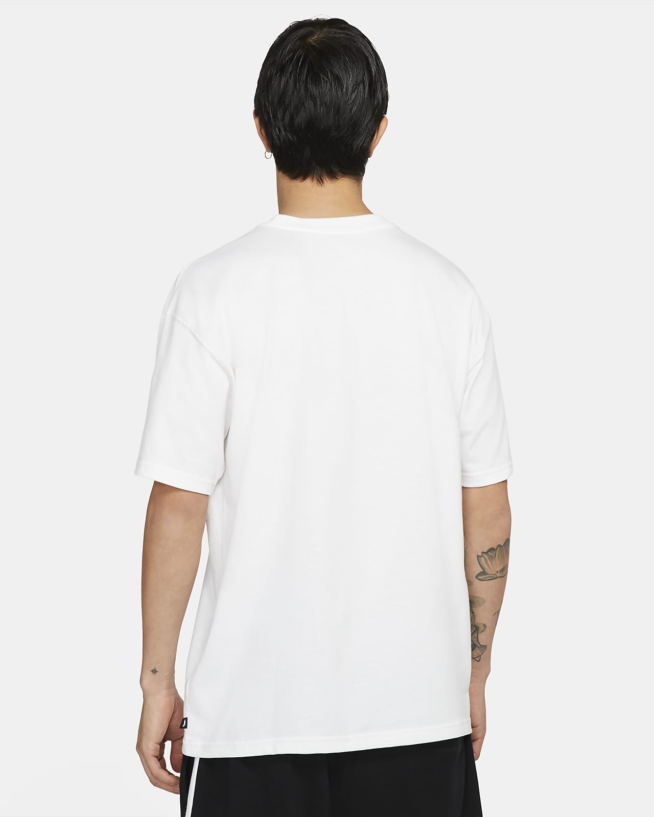 Nike SB Tee Logo Skate White Black Skateboard T-Shirt