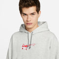 Nike Sb X Oski Fleece Skate Hoodie Grey Chumming The Waters Skateboard Hood